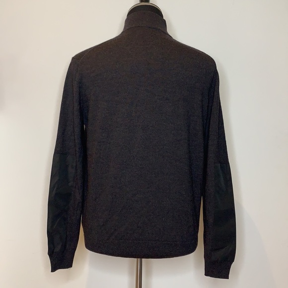 BUGATCHI Merino Wool Quarter Zip Sweater L - Picture 6 of 10